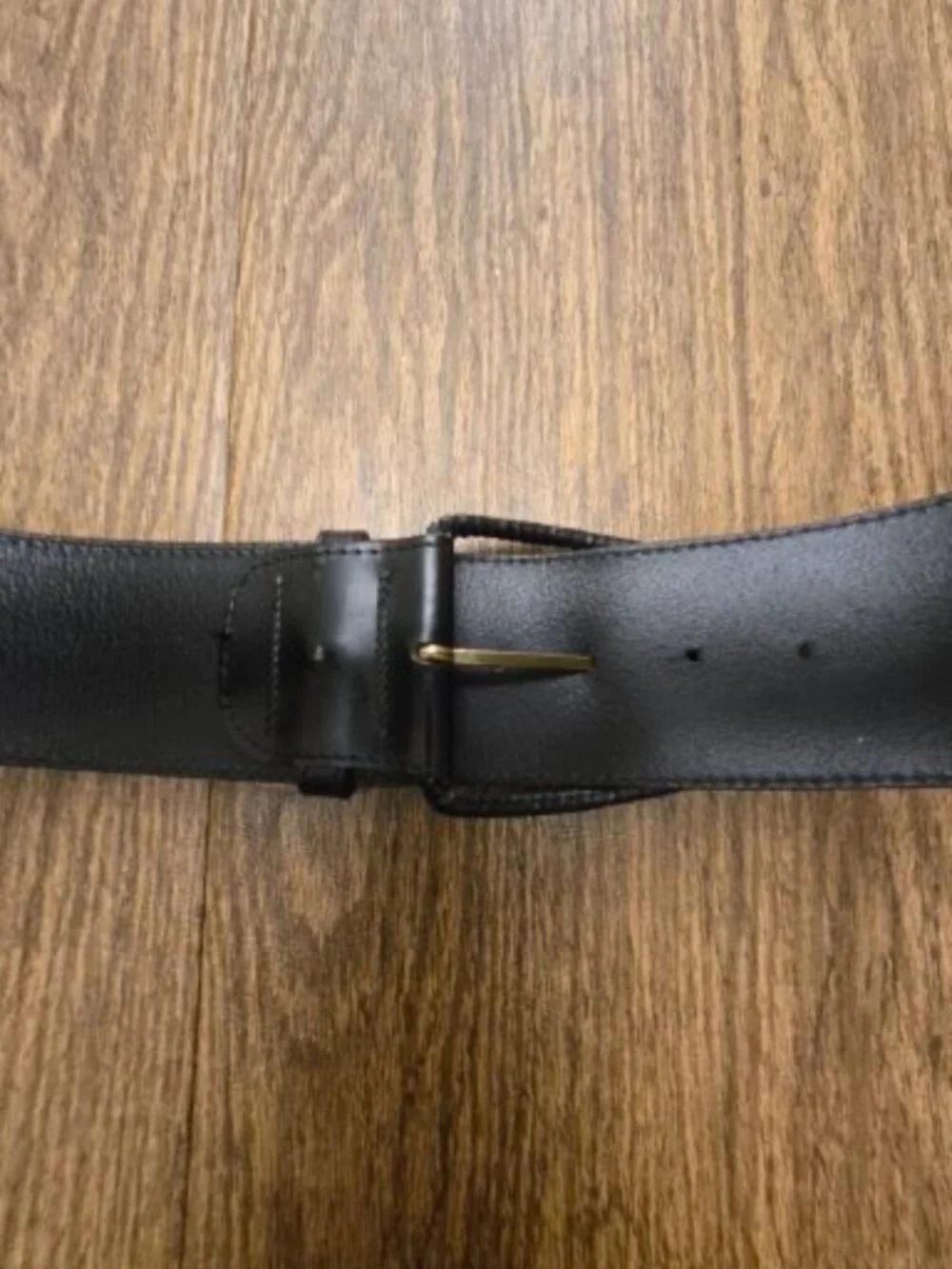 BANANA REPUBLIC Women's Genuine Italian Leather Black Belt - Size XS